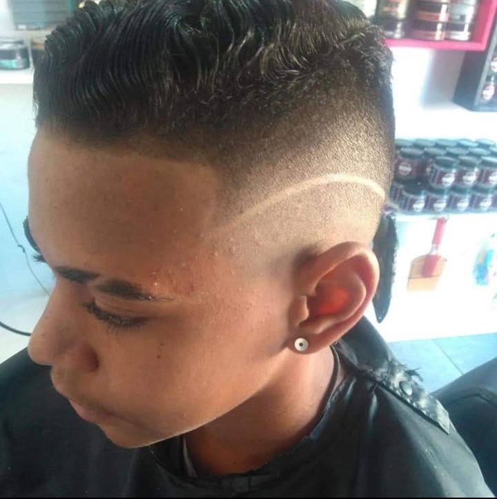 Corte feito na barbearia