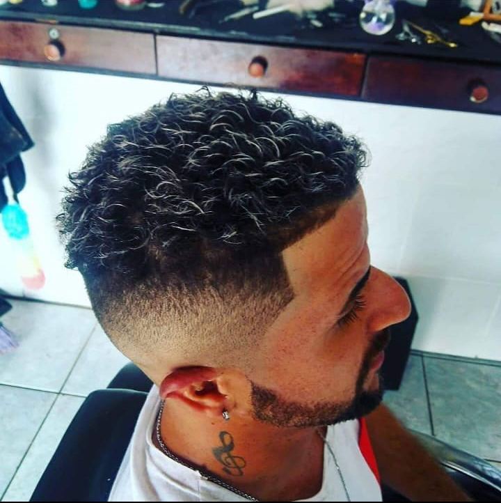 Corte feito na barbearia